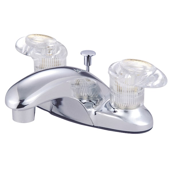 4" Centerset Bathroom Faucet, Chrome